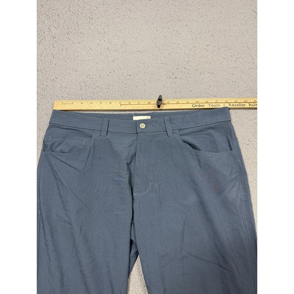 Tasc Performance Pants Mens 36x30 Blue Chino Stretch Tailored Slim Casual